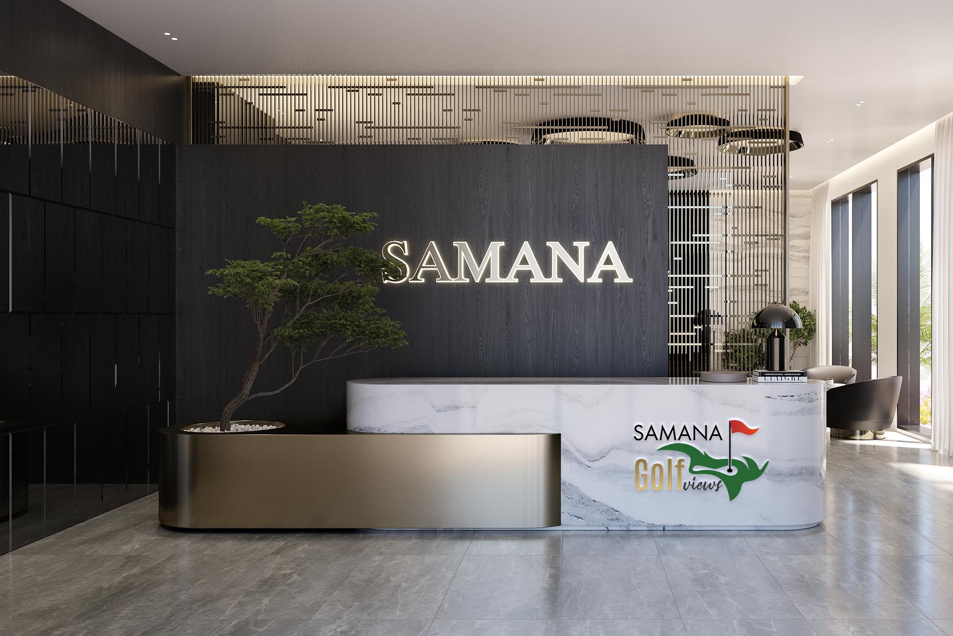 Appartement de luxe à Samana Golf Views : Deux chambres + Piscine | Unité 1206 à vendre